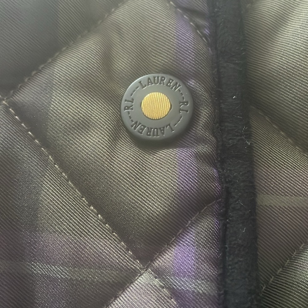 Lauren Ralph Lauren Plaid Quilted Car length Jacket. - Picture 2 of 8